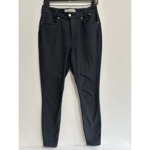 ACAI Thermal Skinny Outdoor Trousers Womens 28R Navy Activewear Fleece